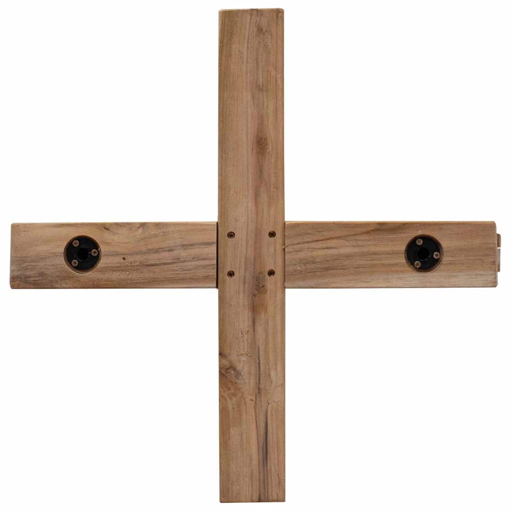 vidaXL Christmas Tree with Stand Brown 151 cm Solid teak wood
