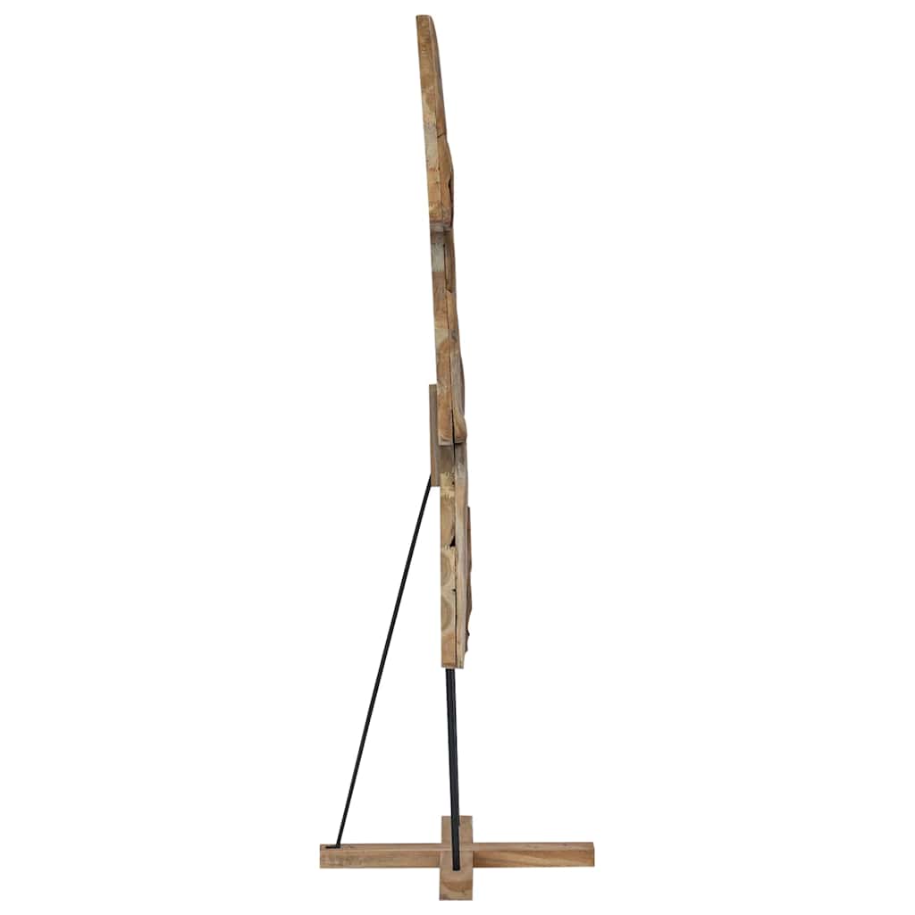 vidaXL Christmas Tree with Stand Brown 181.5 cm Solid teak wood