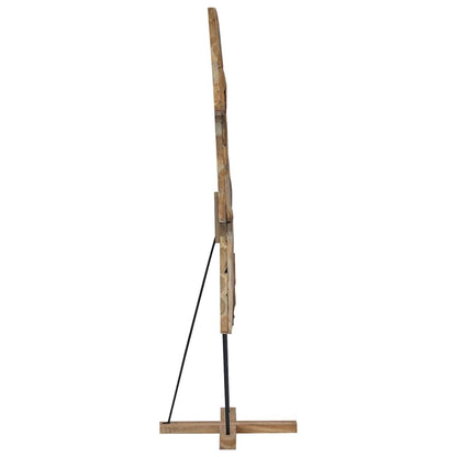 vidaXL Christmas Tree with Stand Brown 181.5 cm Solid teak wood
