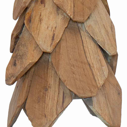 vidaXL Christmas Tree with Stand Brown 51 cm Solid teak wood
