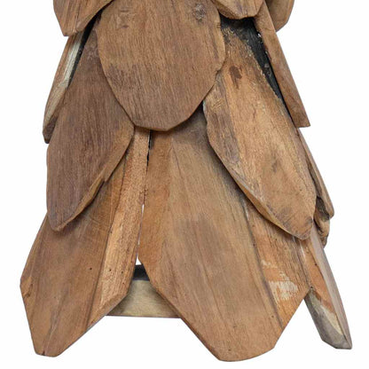 vidaXL Christmas Tree with Stand Brown 80 cm Solid teak wood