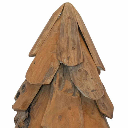 vidaXL Christmas Tree Brown 61 cm Solid teak wood