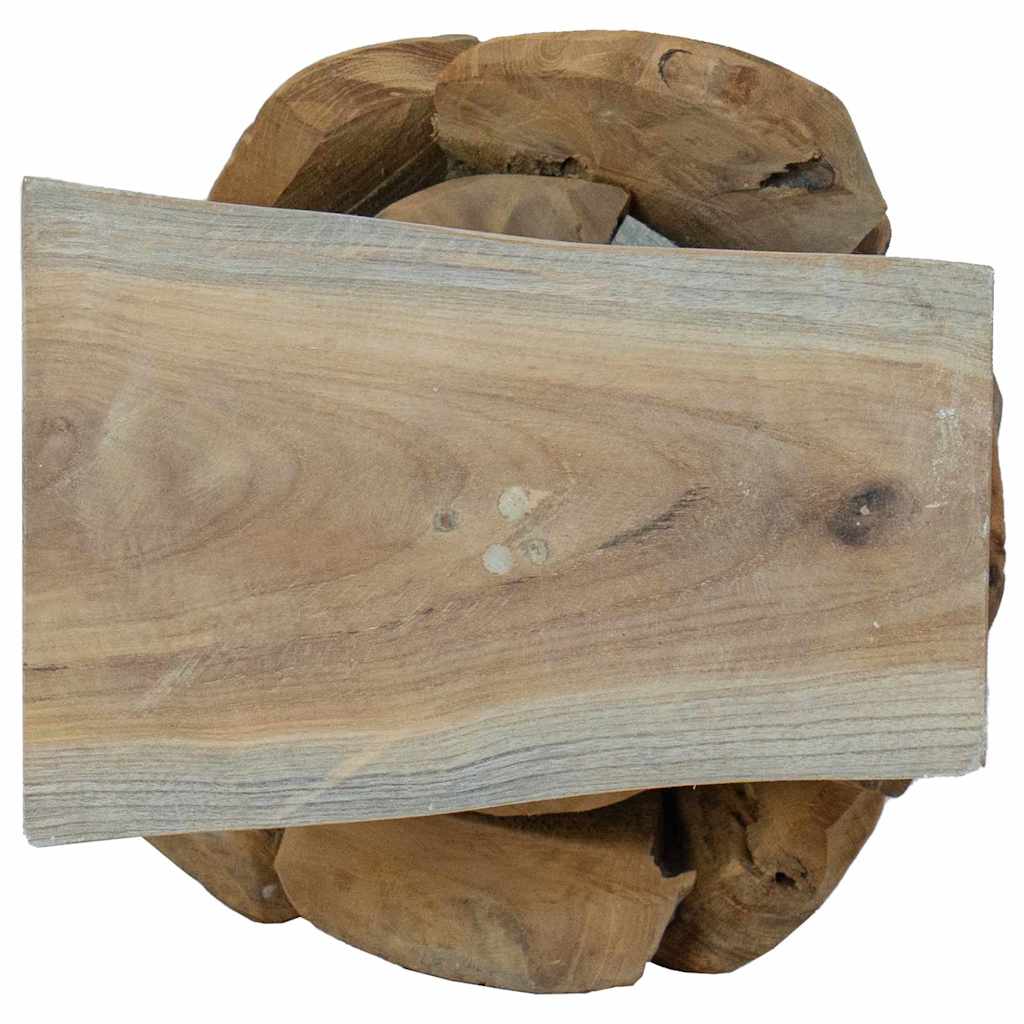 vidaXL Christmas Tree Brown 61 cm Solid teak wood