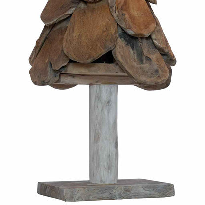 vidaXL Christmas Tree Brown 91 cm Solid teak wood