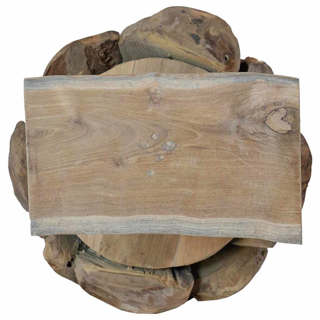 vidaXL Christmas Tree Brown 91 cm Solid teak wood