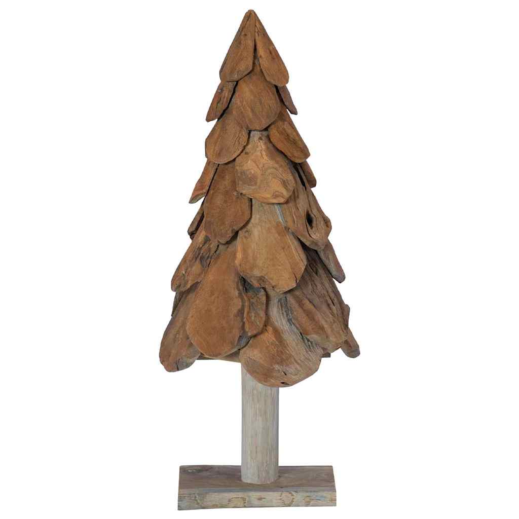 vidaXL Christmas Tree Brown 91 cm Solid teak wood