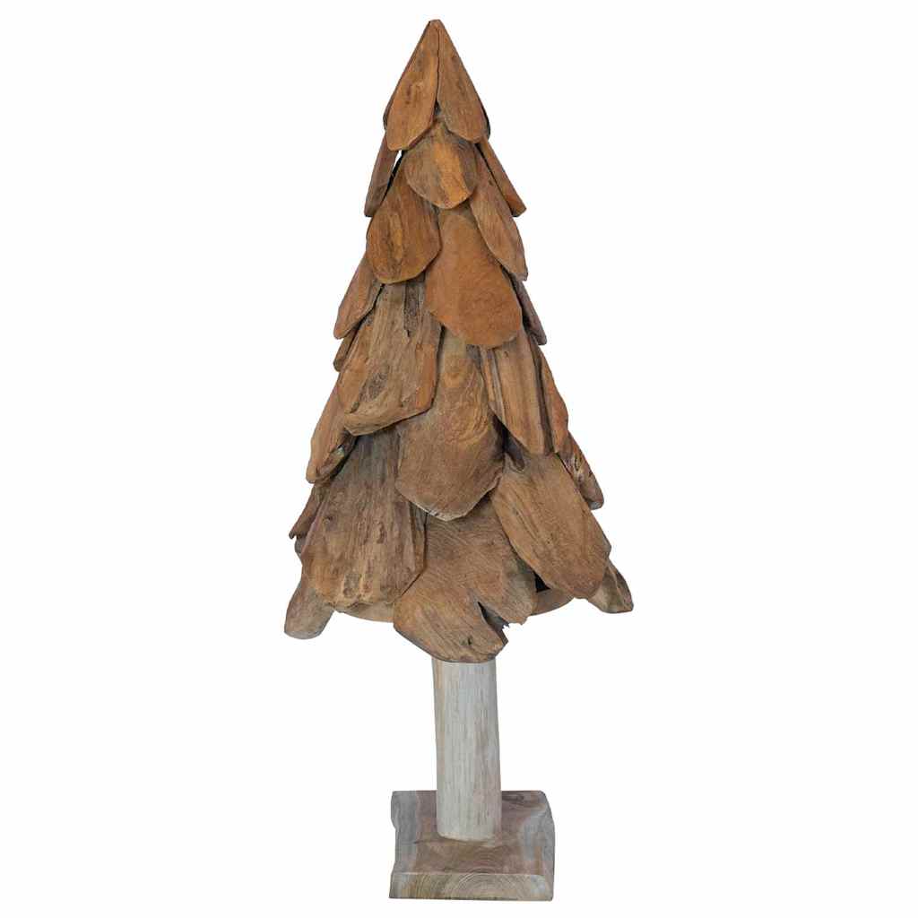 vidaXL Christmas Tree Brown 91 cm Solid teak wood
