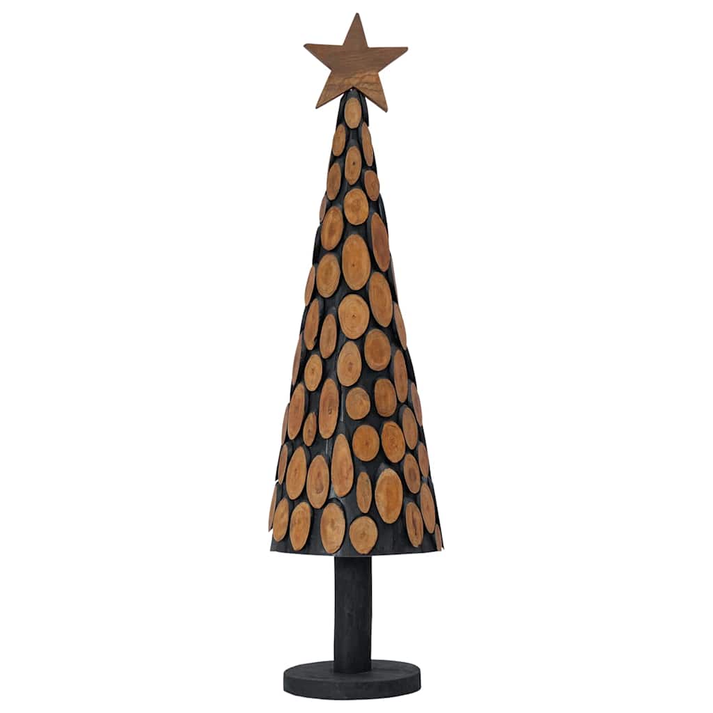 vidaXL Christmas Tree with Stand Brown 120 cm Solid teak wood