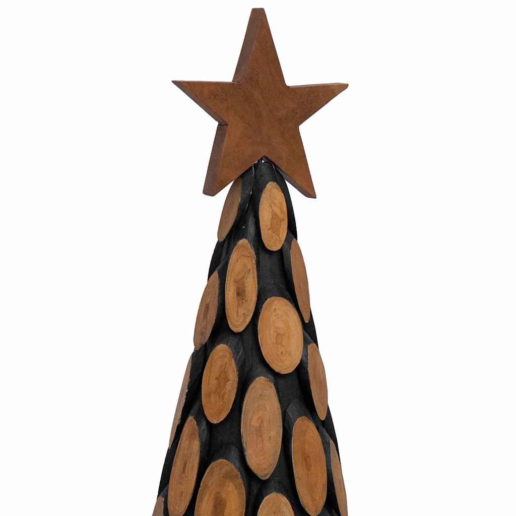 vidaXL Christmas Tree with Stand Brown 149 cm Solid teak wood