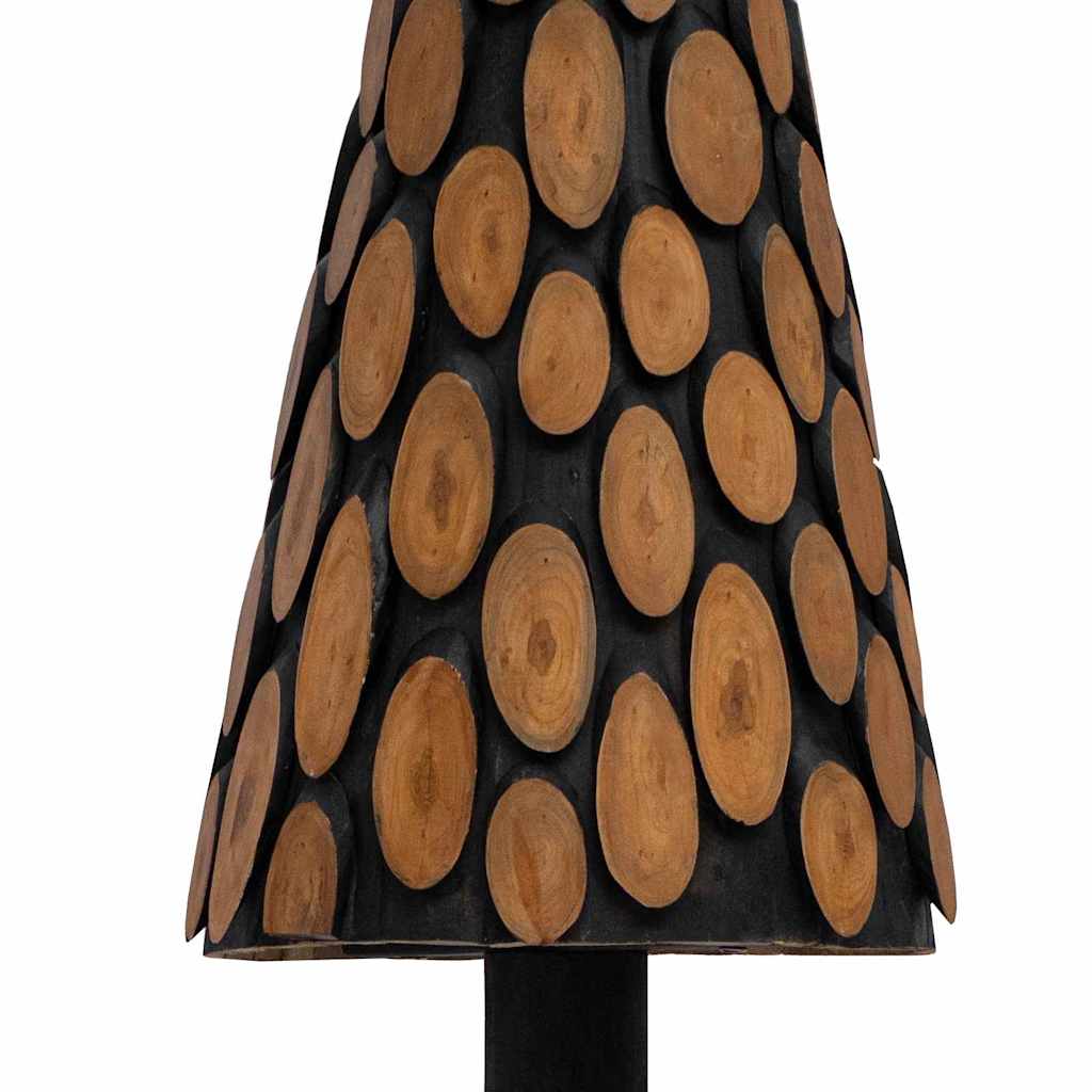 vidaXL Christmas Tree with Stand Brown 149 cm Solid teak wood