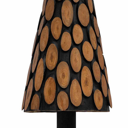 vidaXL Christmas Tree with Stand Brown 149 cm Solid teak wood