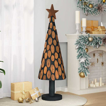 vidaXL Christmas Tree with Stand Brown 149 cm Solid teak wood