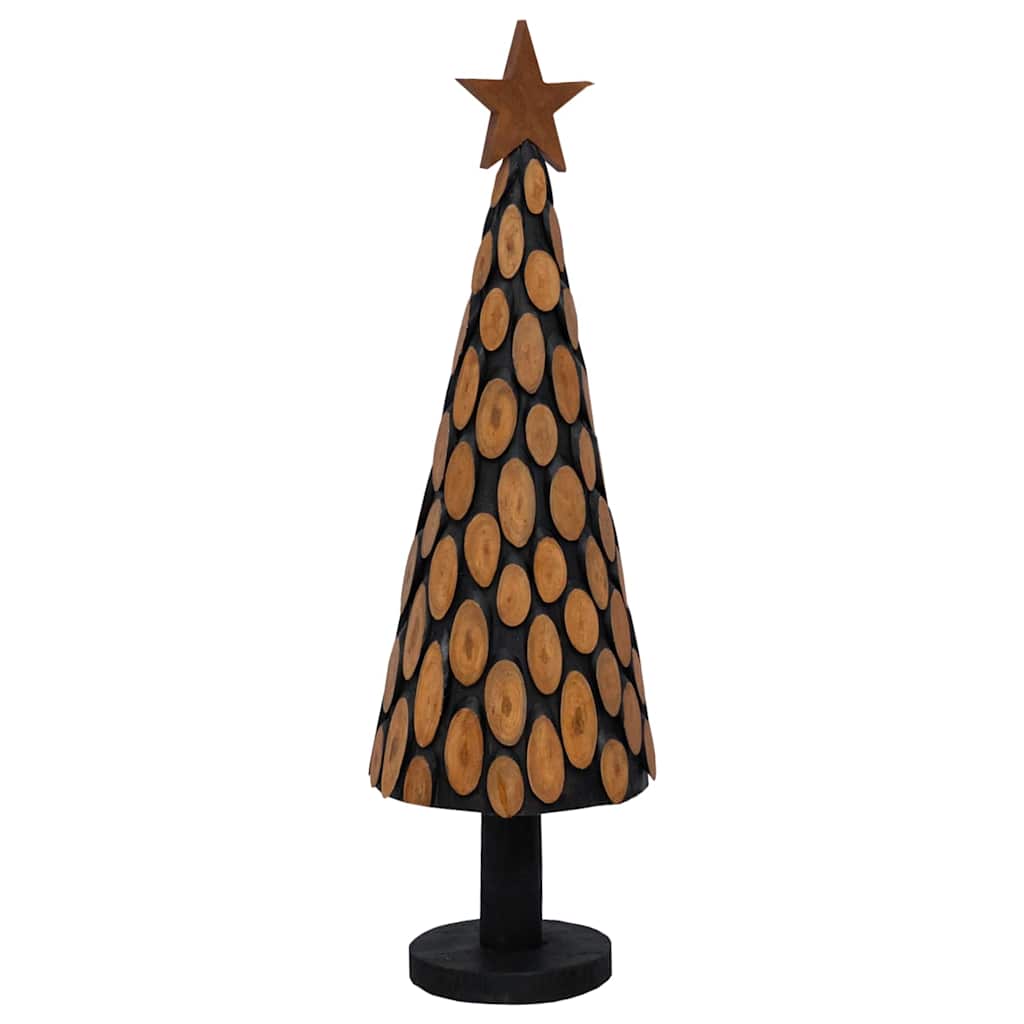 vidaXL Christmas Tree with Stand Brown 149 cm Solid teak wood