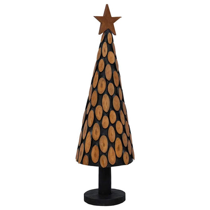 vidaXL Christmas Tree with Stand Brown 149 cm Solid teak wood