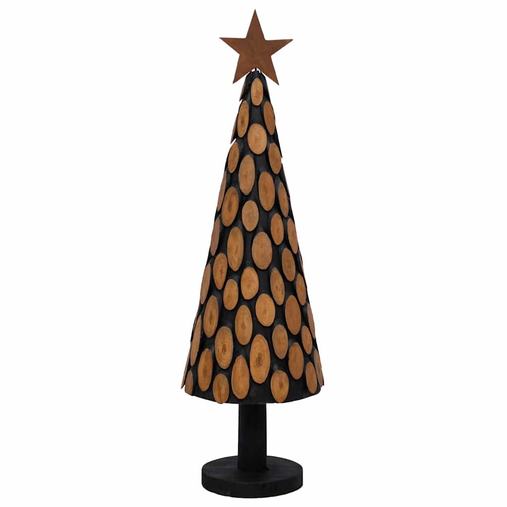 vidaXL Christmas Tree with Stand Brown 149 cm Solid teak wood