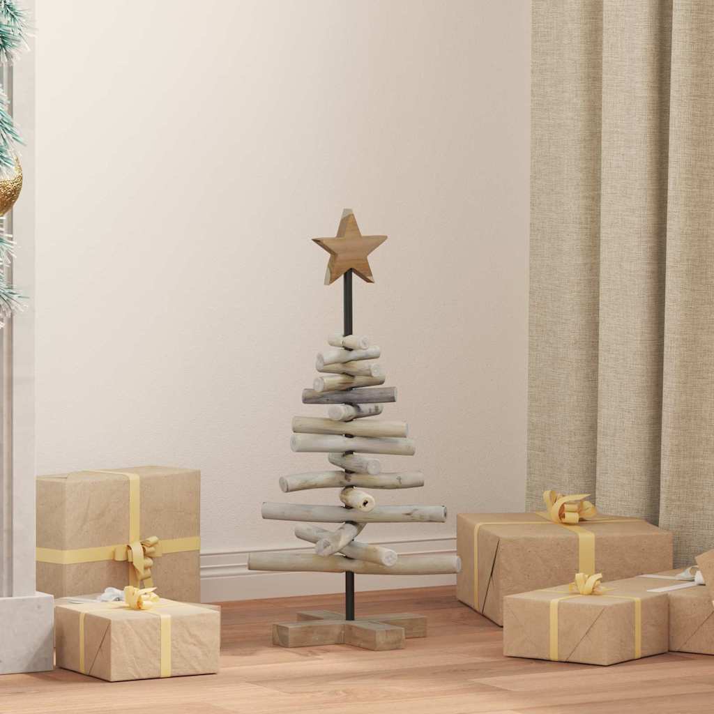 vidaXL Christmas Tree Brown 60 cm Solid teak wood