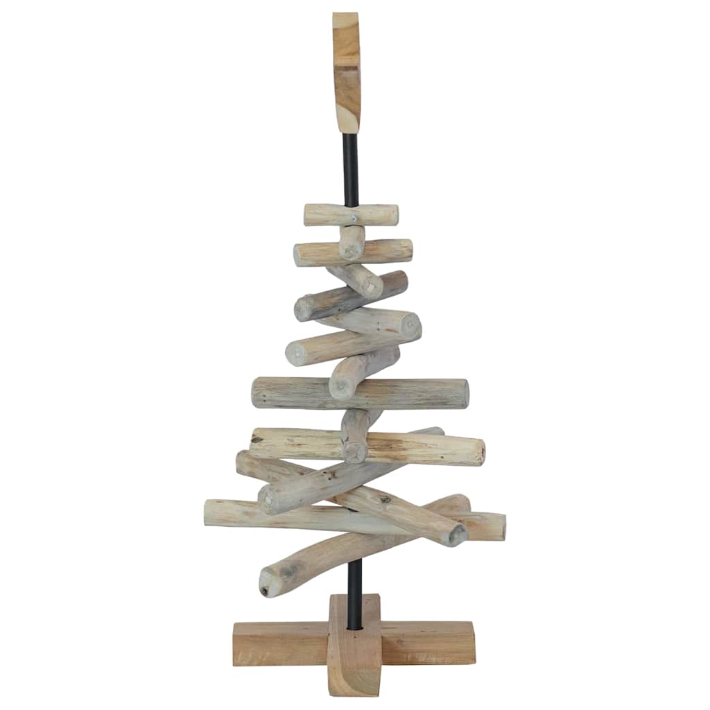 vidaXL Christmas Tree Brown 60 cm Solid teak wood