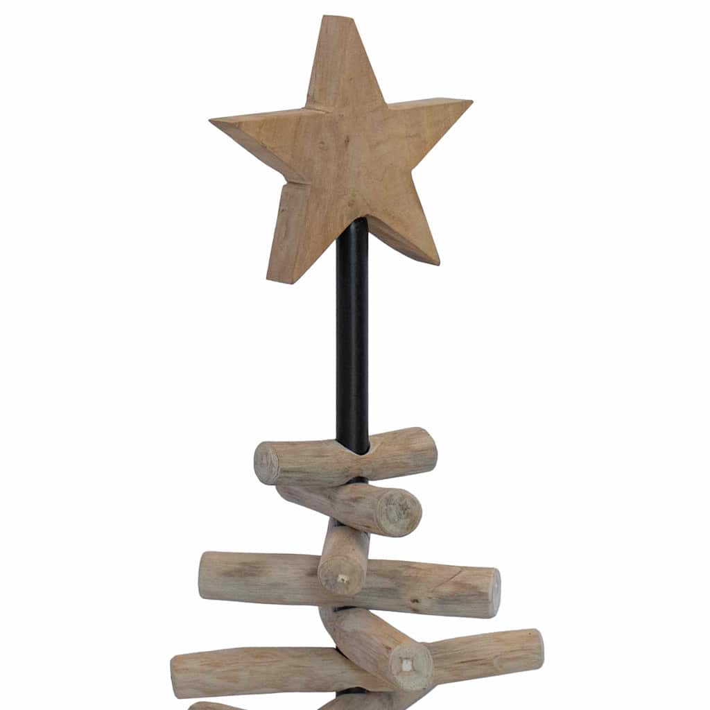 vidaXL Christmas Tree Brown 90 cm Solid teak wood - 56353