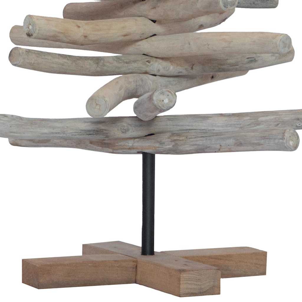 vidaXL Christmas Tree Brown 90 cm Solid teak wood - 56353