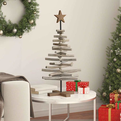 vidaXL Christmas Tree Brown 90 cm Solid teak wood - 56353