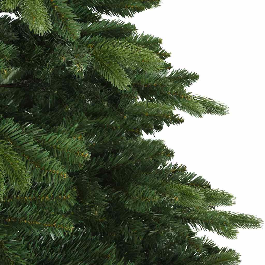 vidaXL Artificial Hinged Christmas Tree Green 210 cm PVC, PE and steel - 56711