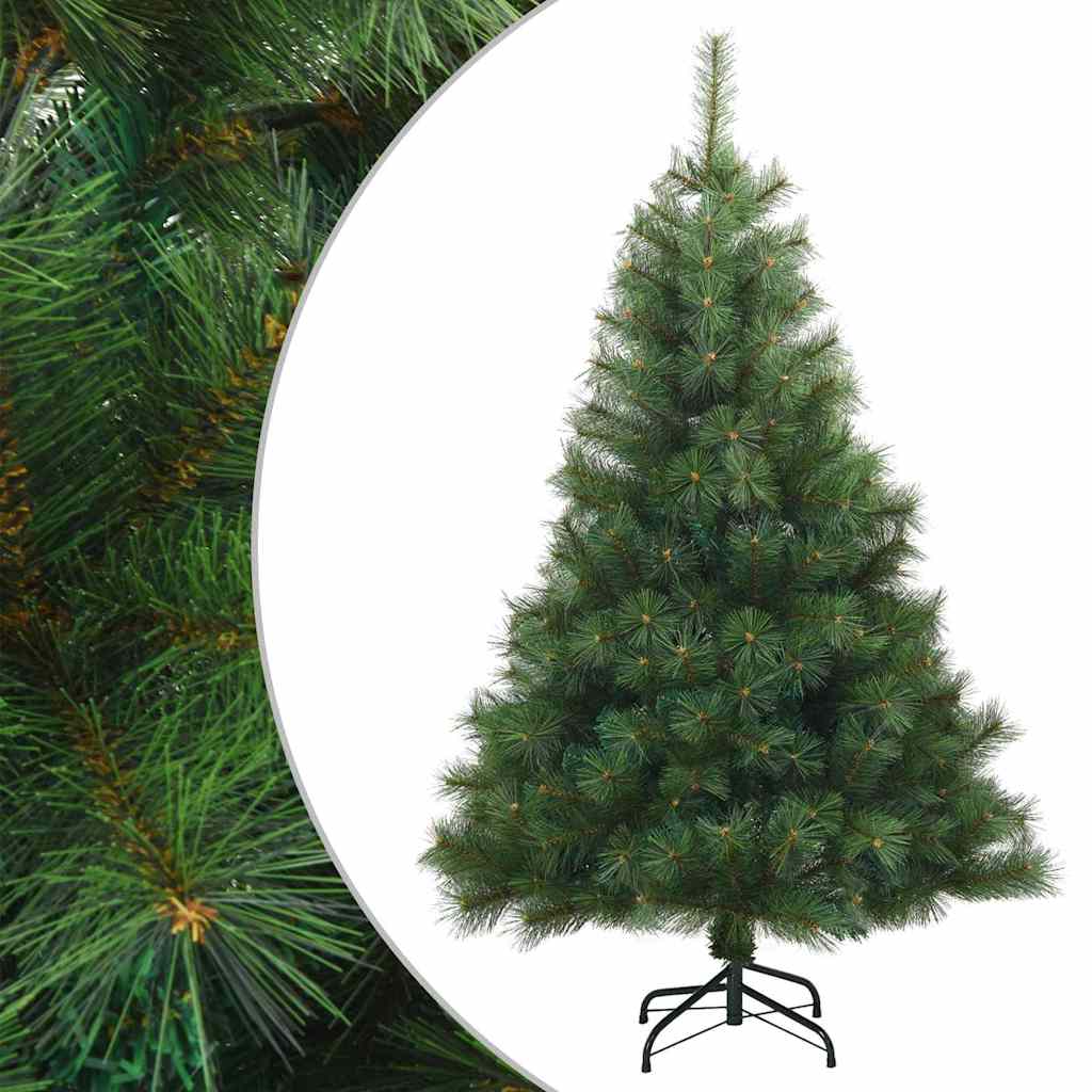 vidaXL Artificial Hinged Christmas Tree Green 150 cm PVC, steel - 56762