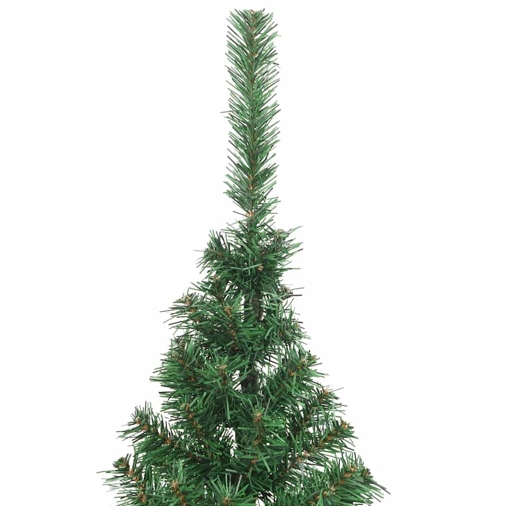 vidaXL Artificial Pre-lit Christmas Tree Green 240 cm PVC - 50612
