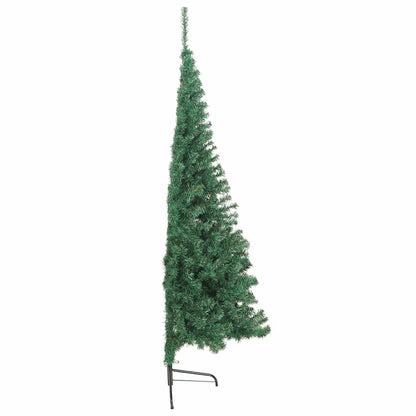 vidaXL Artificial Pre-lit Christmas Tree Green 240 cm PVC - 50615