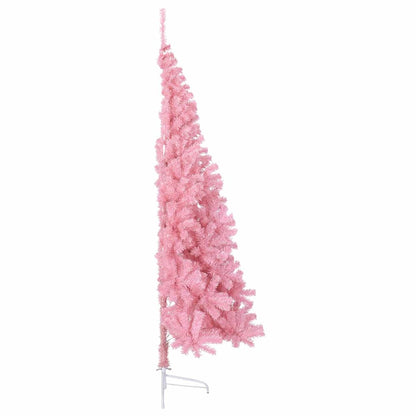 vidaXL Artificial Pre-lit Christmas Tree Pink 240 cm PVC