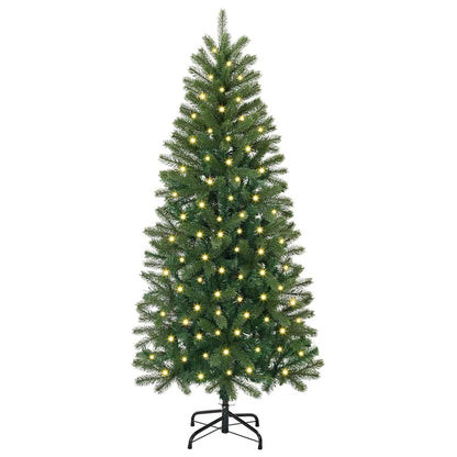vidaXL Artificial Christmas Tree Green 120 cm PE and PVC