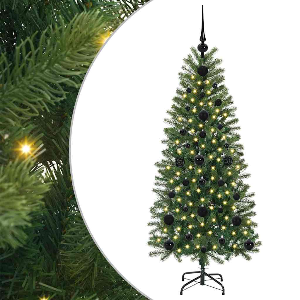 vidaXL Artificial Christmas Tree Green 120 cm PE and PVC - 50866