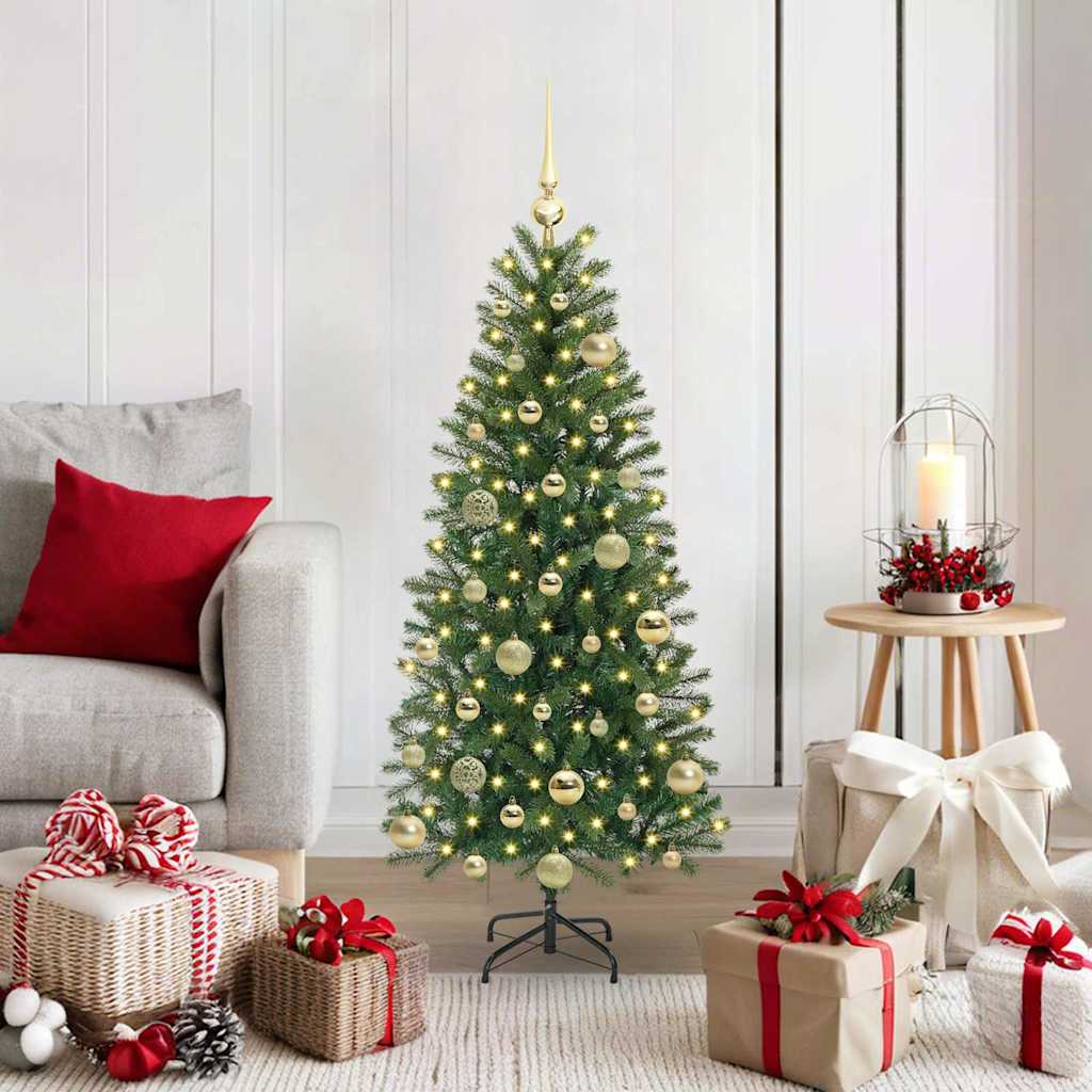 vidaXL Artificial Christmas Tree Green 120 cm PE and PVC - 50881