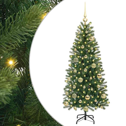 vidaXL Artificial Christmas Tree Green 120 cm PE and PVC - 50881