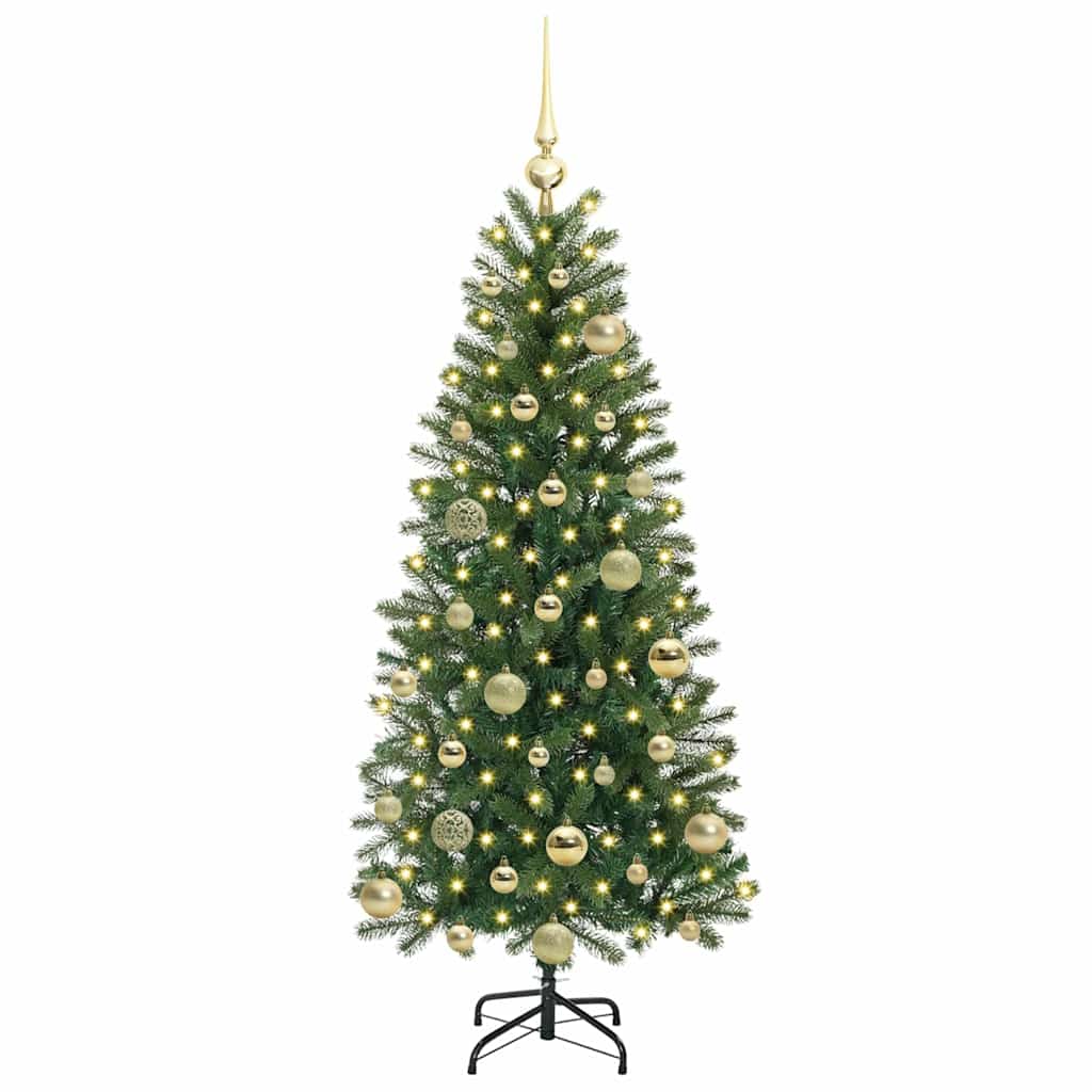 vidaXL Artificial Christmas Tree Green 120 cm PE and PVC - 50881