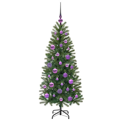vidaXL Artificial Christmas Tree Green 120 cm PE and PVC - 50899