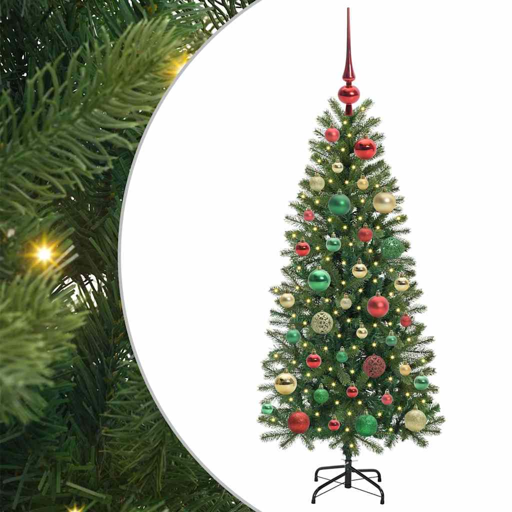 vidaXL Artificial Christmas Tree Green 120 cm PE and PVC - 50904