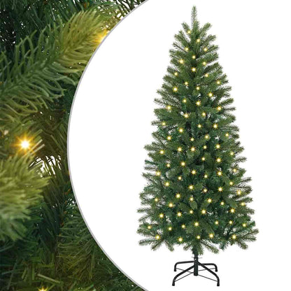 vidaXL Artificial Christmas Tree Green 150 cm PE and PVC