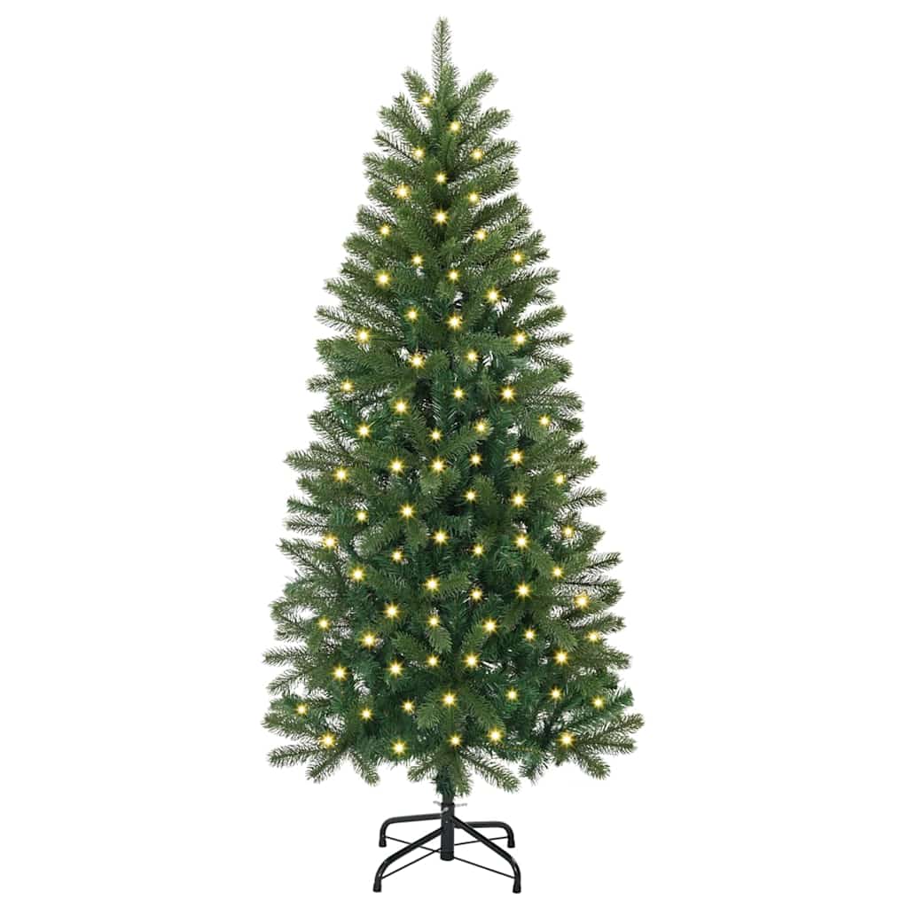 vidaXL Artificial Christmas Tree Green 150 cm PE and PVC