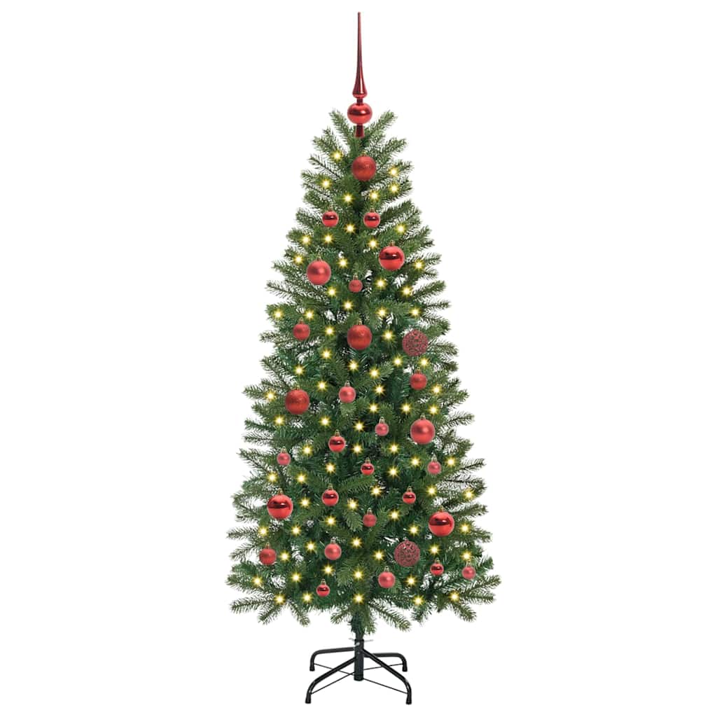 vidaXL Artificial Christmas Tree Green 150 cm PE and PVC - 50919