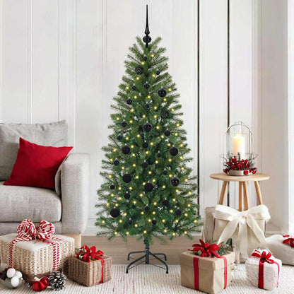 vidaXL Artificial Christmas Tree Green 150 cm PE and PVC - 50920