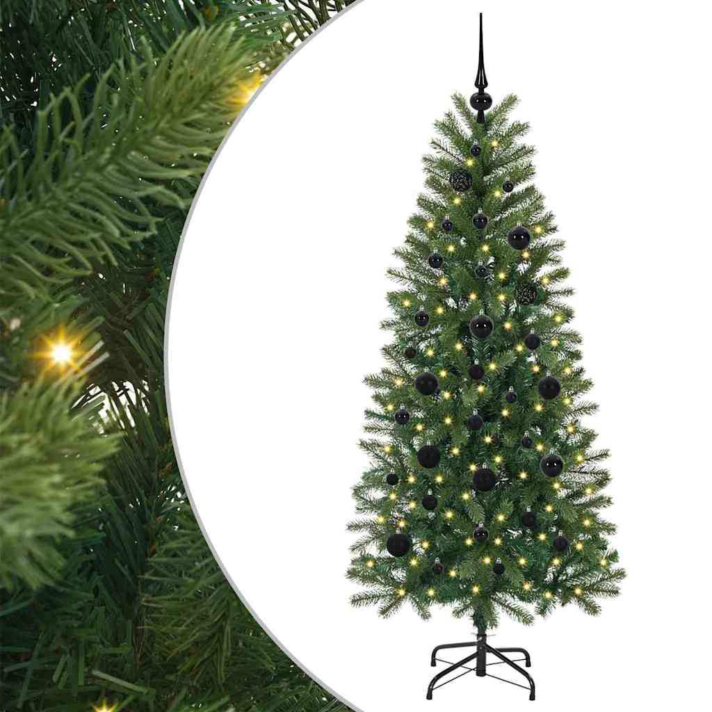 vidaXL Artificial Christmas Tree Green 150 cm PE and PVC - 50920