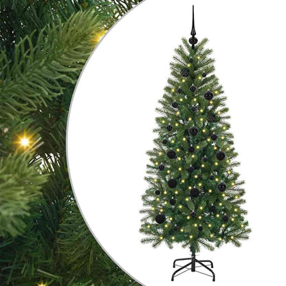 vidaXL Artificial Christmas Tree Green 150 cm PE and PVC - 50920