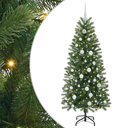 vidaXL Artificial Christmas Tree Green 150 cm PE and PVC - 50930
