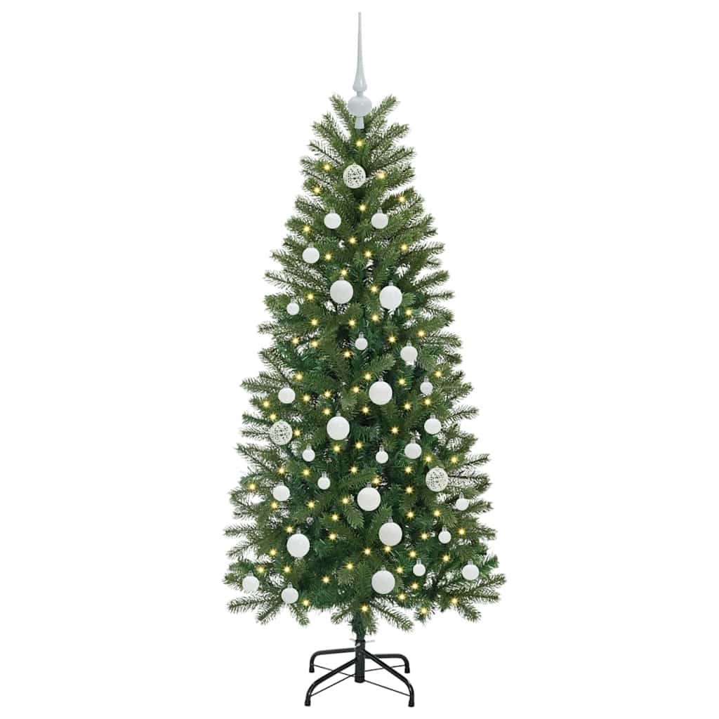 vidaXL Artificial Christmas Tree Green 150 cm PE and PVC - 50930