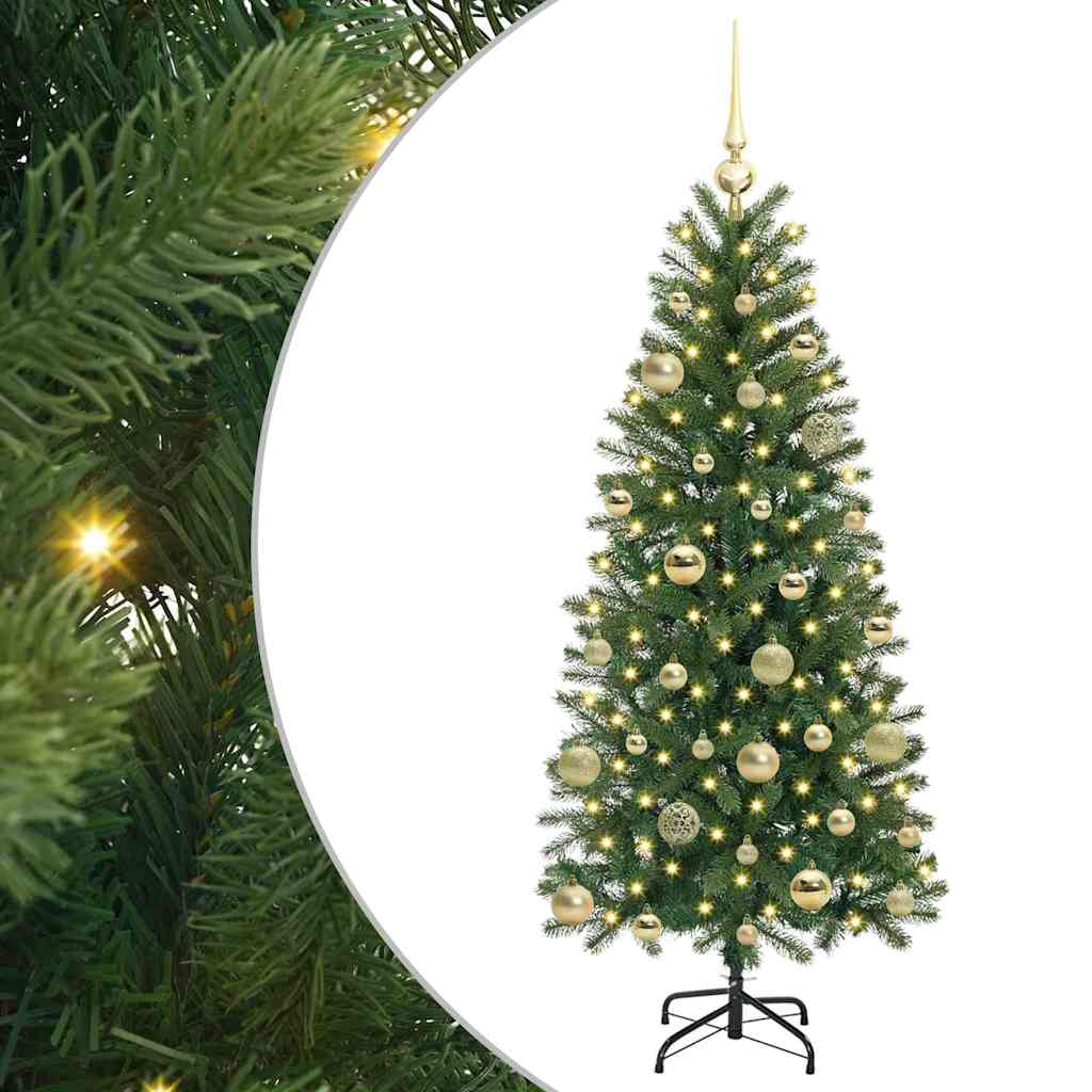vidaXL Artificial Christmas Tree Green 150 cm PE and PVC - 50941