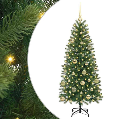 vidaXL Artificial Christmas Tree Green 150 cm PE and PVC - 50941