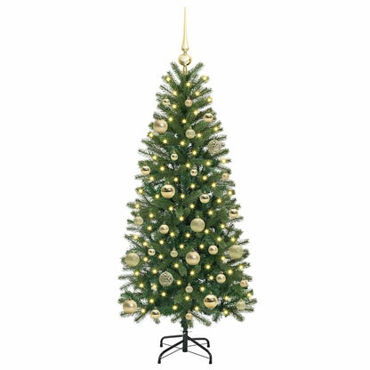 vidaXL Artificial Christmas Tree Green 150 cm PE and PVC - 50941