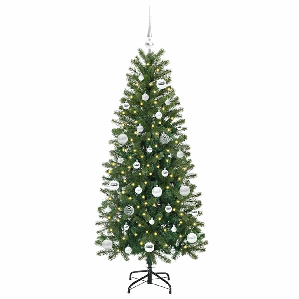 vidaXL Artificial Christmas Tree Green 150 cm PE and PVC - 50945