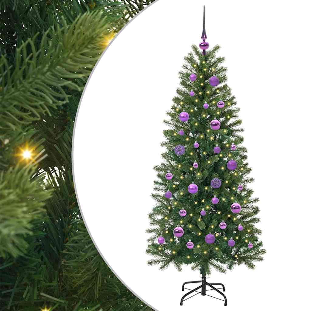 vidaXL Artificial Christmas Tree Green 150 cm PE and PVC - 50948