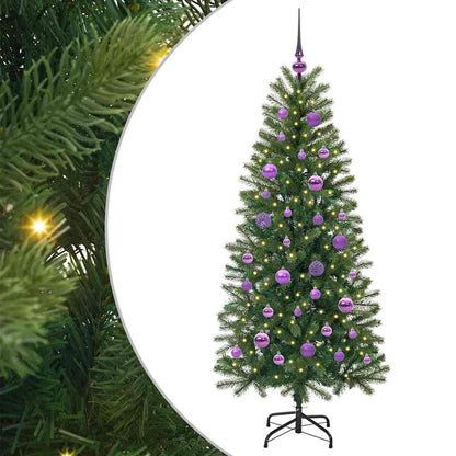 vidaXL Artificial Christmas Tree Green 150 cm PE and PVC - 50948